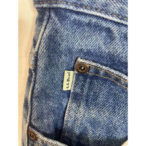 L.L. Bean Natural Fit Men's Jeans 30X34 100% Cotton Denim Classic Blue Wash - Picture 5 of 15